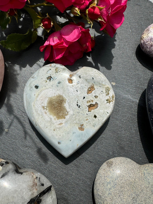 ACHAT Herz 223 Gramm (Unikat) - Heilstein