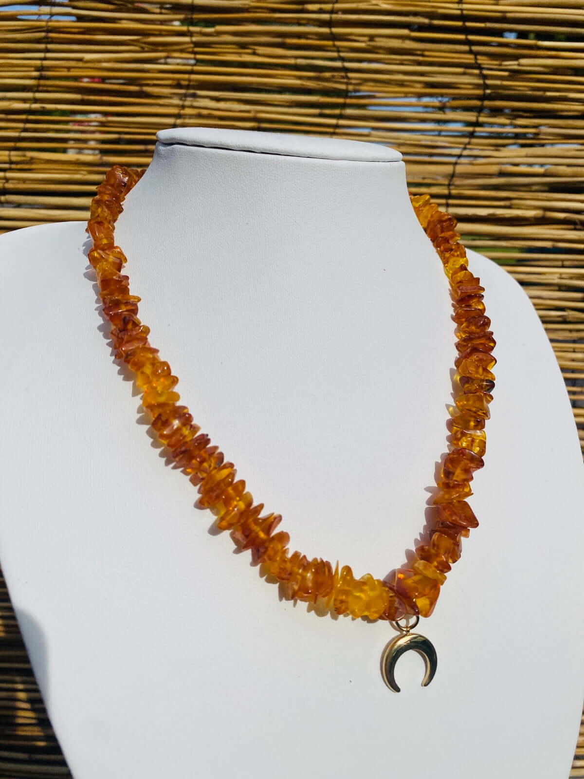 BERNSTEIN Splitter - Halskette (Unikat) -