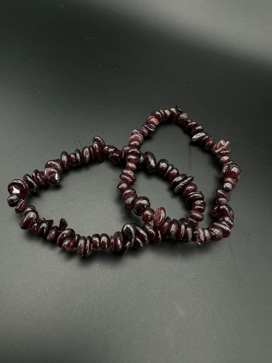 GRANAT Splitterarmband - Umfang ca. 17 cm - Armband