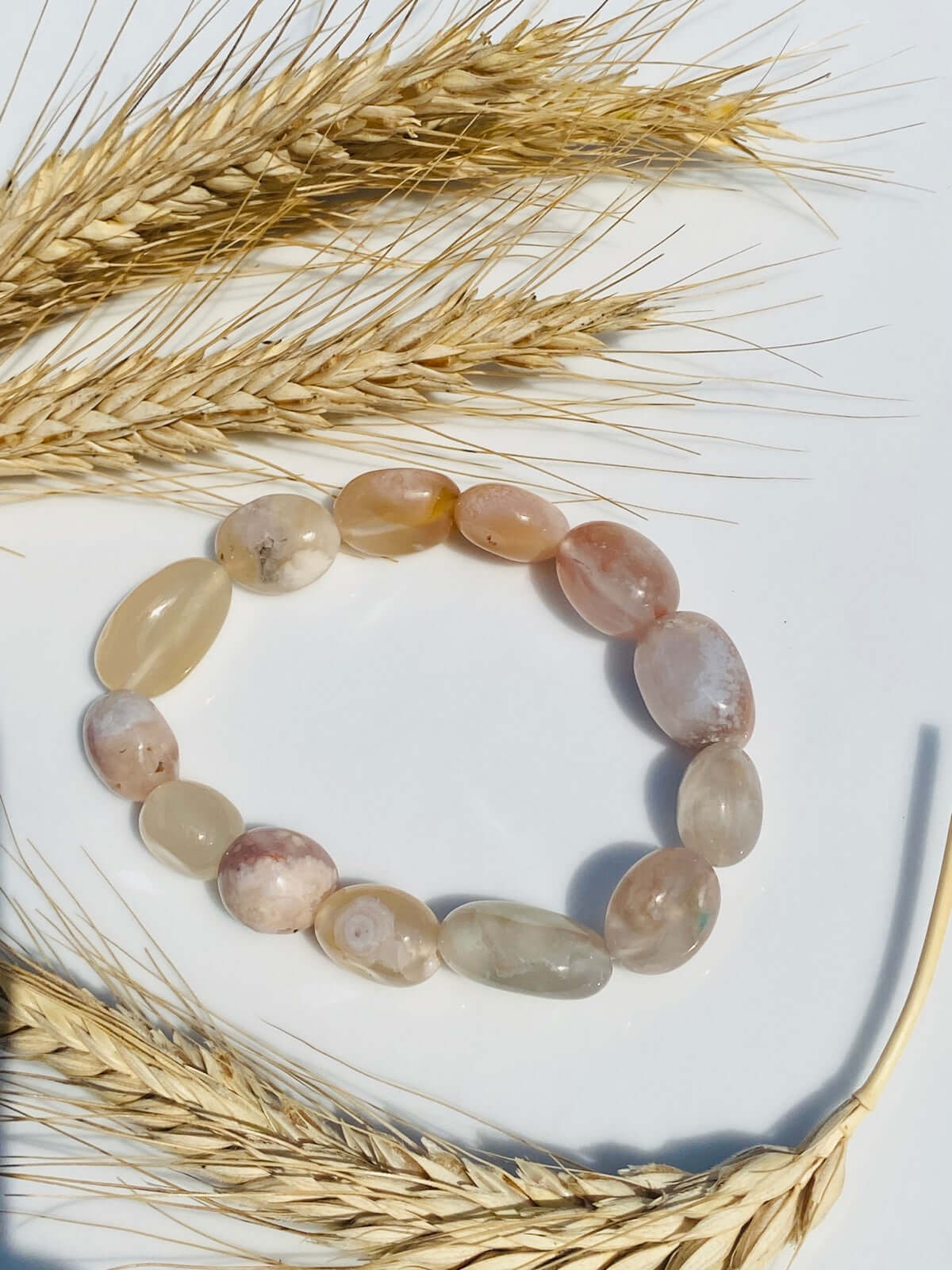 KIRSCHBLÜTEN CHALCEDON Armband - Armband