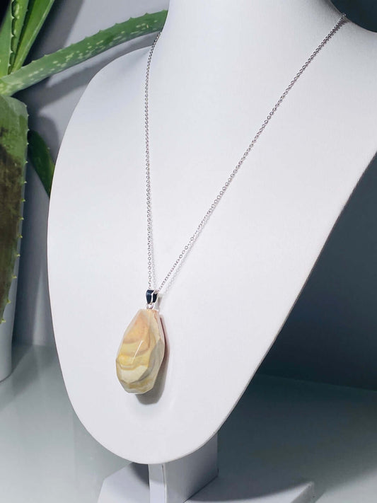 Landschafts - JASPIS Kettenanhänger (Unikat) -