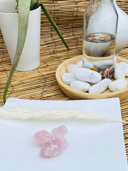 ROSENQUARZ Wassersteine 200+ Gramm - Wassersteine