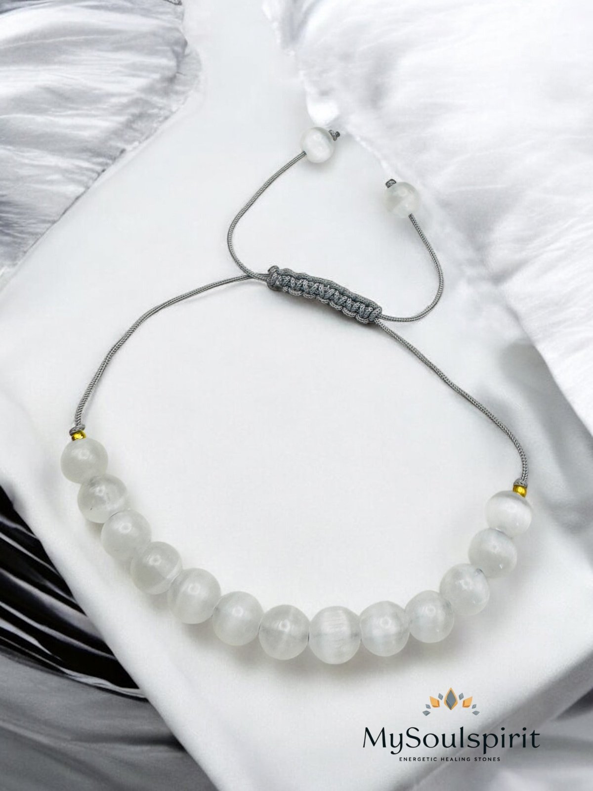 Selenit Flechtarmband -