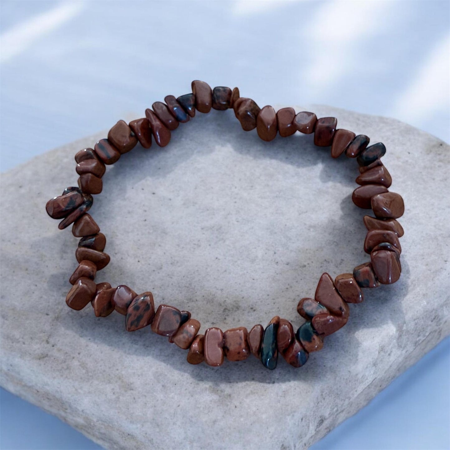 MAHAGONI OBISIDIAN Splitterarmband