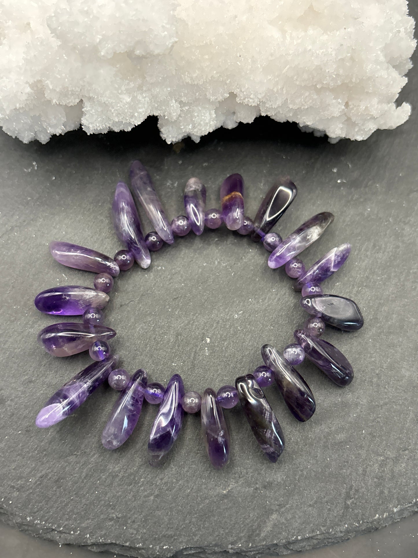 Bracelet puce AMETHYSTE