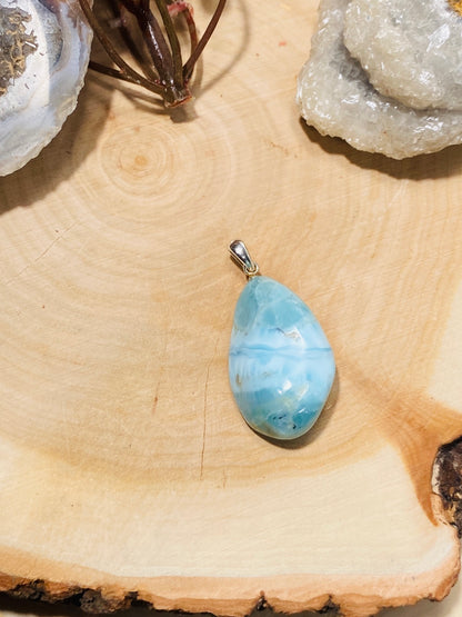 Larimar Kettenanhänger