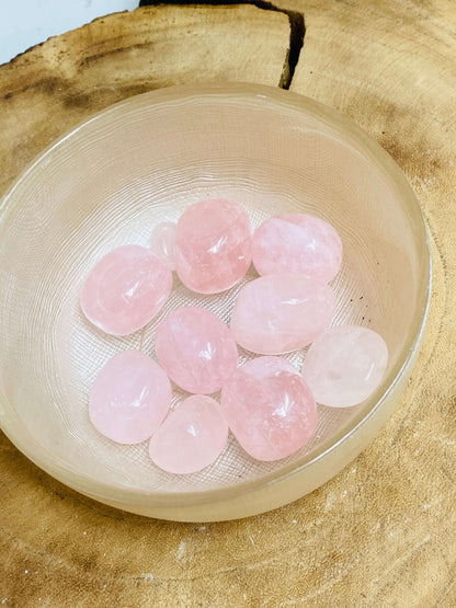 Pierres roulées en quartz rose - 50+ grammes