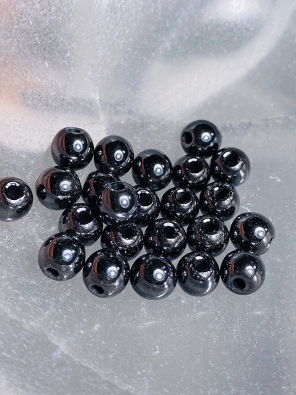 Perles d'hématite - 10 pièces