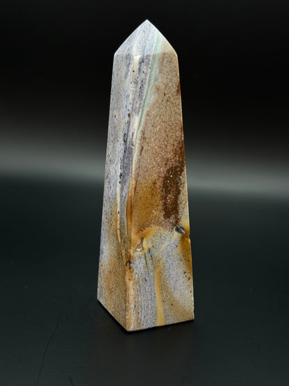 Ozean Jaspis Obelisk 12,7 cm 230 Gramm