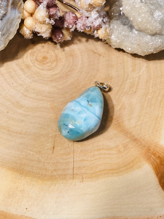 Larimar Kettenanhänger