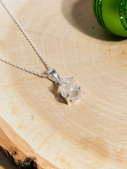 HERKIMER Rohdiamant als Kettenanhänger