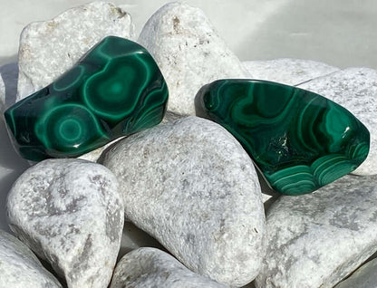 MALACHITE pierre roulée 1pc.