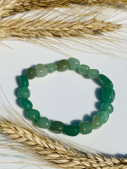 Bracelet pierre roulée AVENTURINE