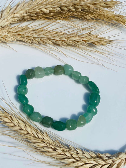 Bracelet pierre roulée AVENTURINE