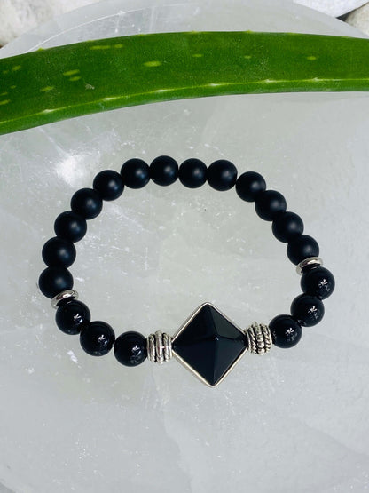 ONYX - Bracelet de lave