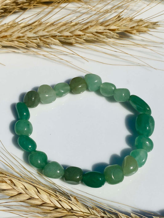 Bracelet pierre roulée AVENTURINE