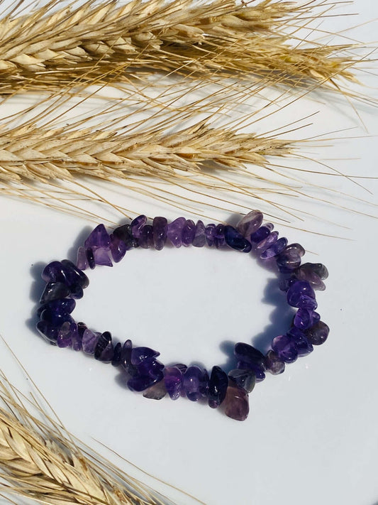 Bracelet puce AMETHYSTE