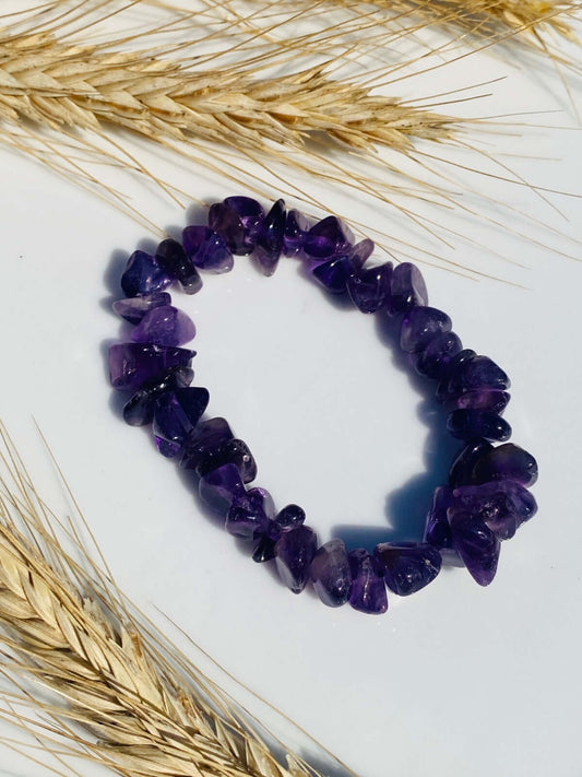 Bracelet puce AMETHYSTE